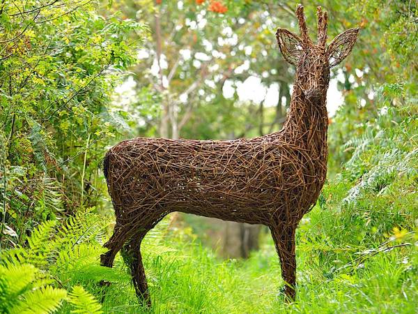 Nordic stag willow weaving